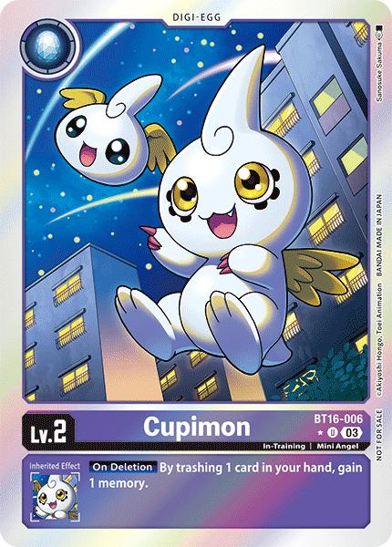 BT16-006, UC, Cupimon (Box Topper)