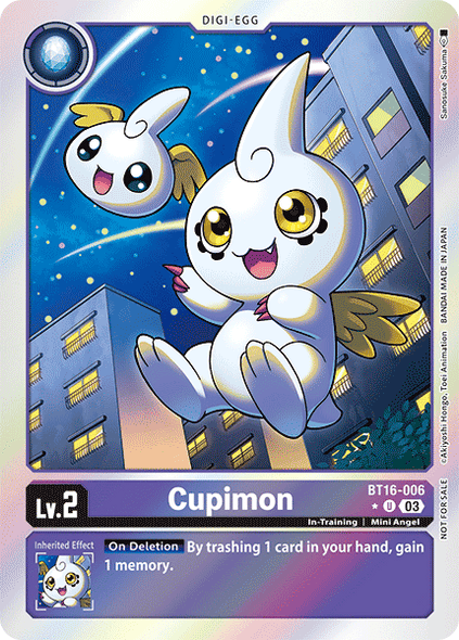 BT16-006, UC, Cupimon (BT16 Box Topper)