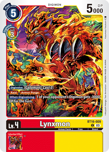 BT16-009, C, Lynxmon