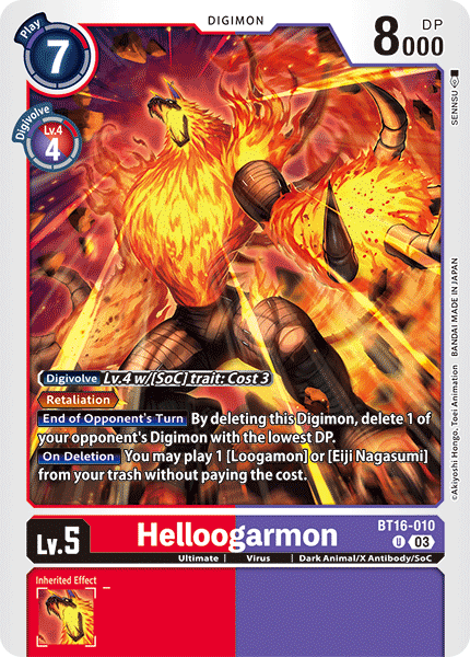 BT16-010, UC, Helloogarmon