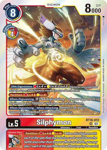 BT16-012, SR, Silphymon