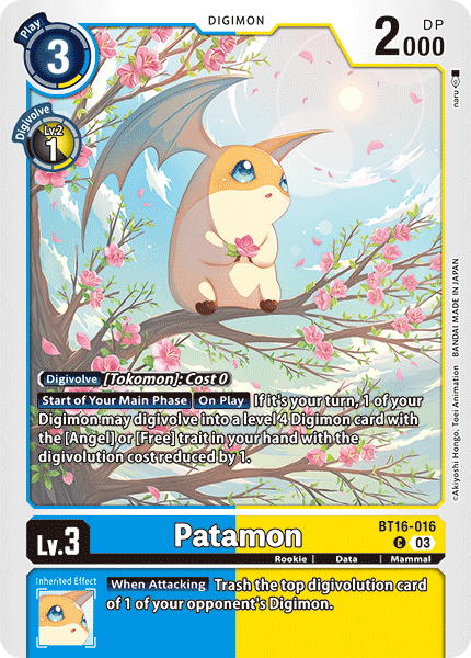 BT16-016, C, Patamon