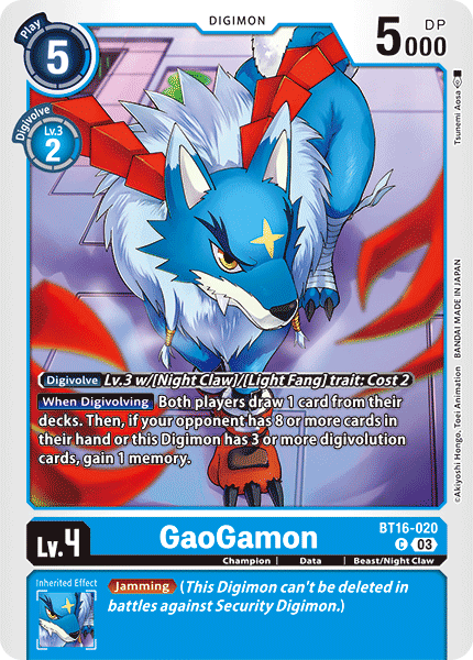 BT16-020, C, GaoGamon