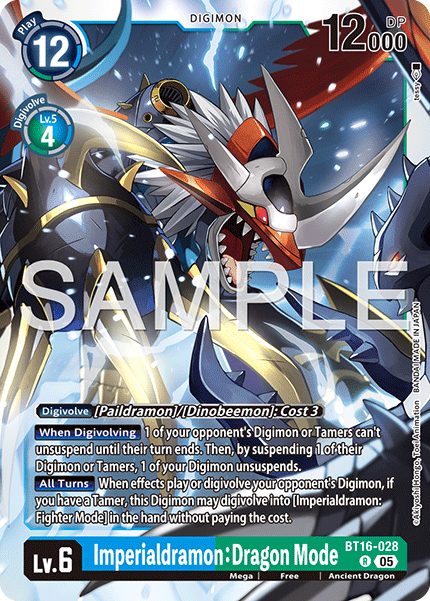 BT16-028, R, Imperialdramon: Dragon Mode (AD1 Reprint)