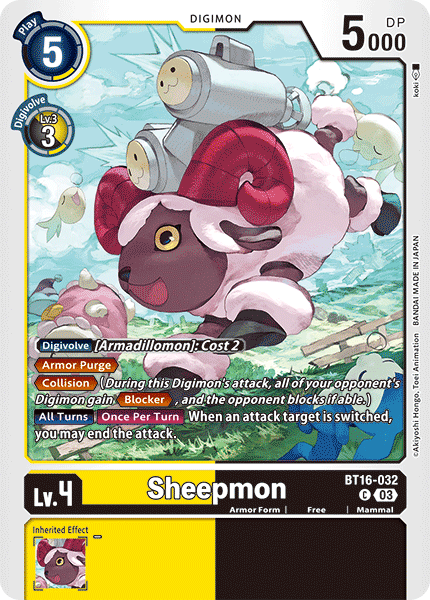 BT16-032, C, Sheepmon