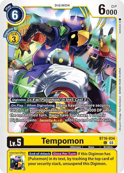 BT16-034, C, Tempomon