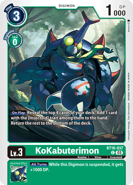 BT16-037, C, KoKabuterimon