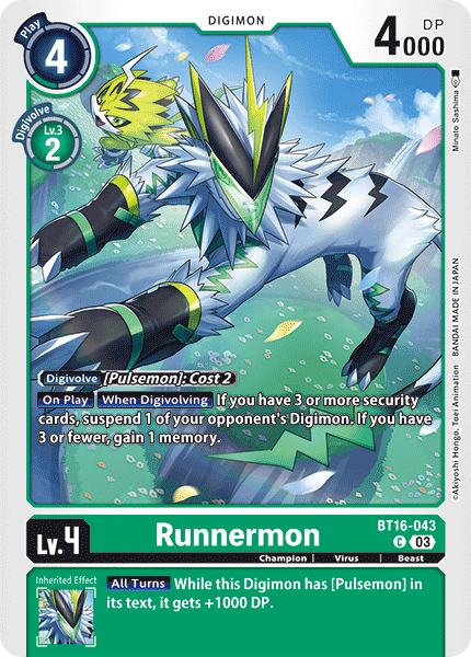 BT16-043, C, Runnermon