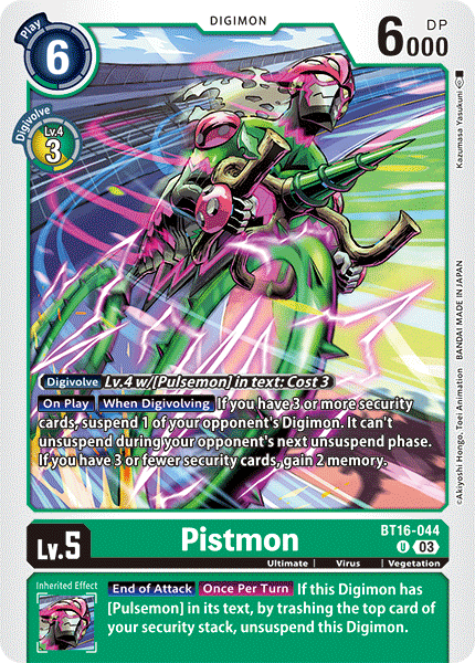 BT16-044, UC, Pistmon