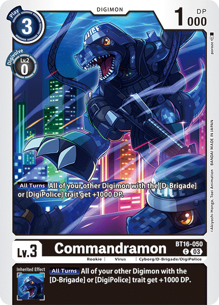 BT16-050, C, Commandramon