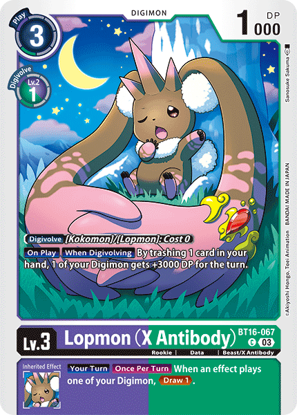 BT16-067, C, Lopmon (X Antibody)