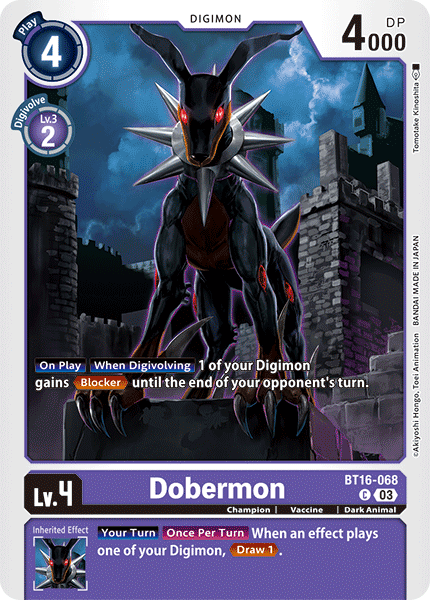 BT16-068, C, Dobermon