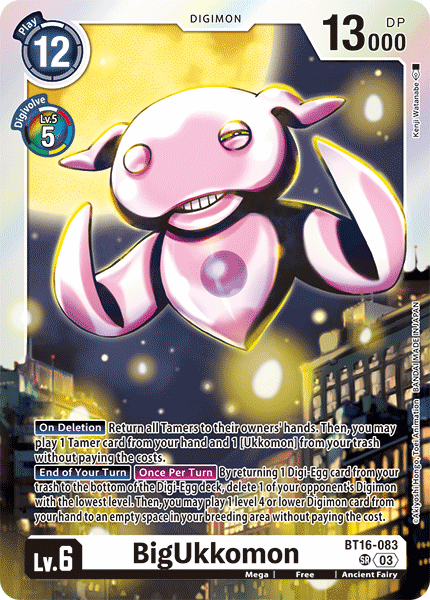 BT16-083, SR, BigUkkomon