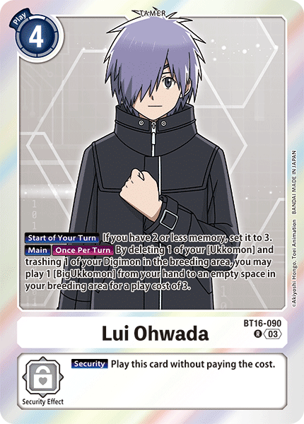 BT16-090, R, Lui Ohwada