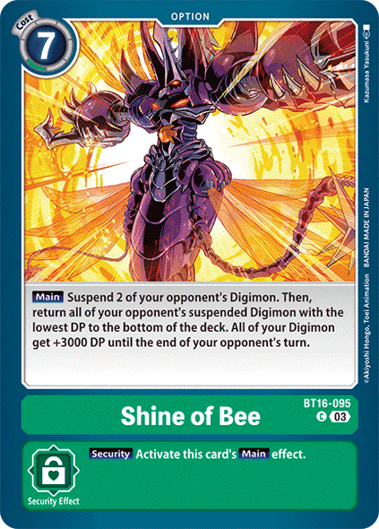 BT16-095, C, Shine of Bee