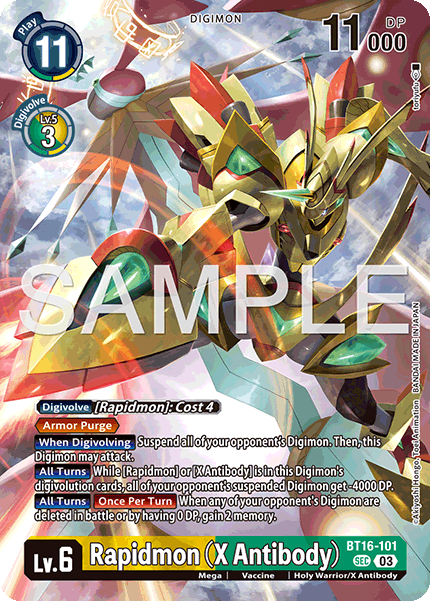BT16-101, SEC, Rapidmon (X Antibody) (LM06 Version)