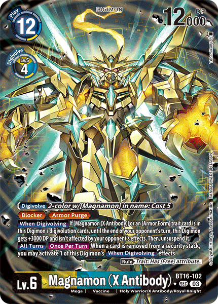 BT16-102, SEC, Magnamon (X Antibody) (Alternate Art)