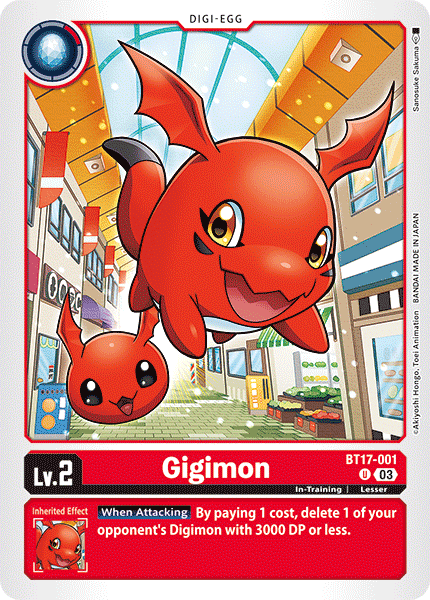 BT17-001, UC, Gigimon