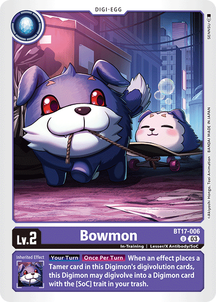 BT17-006, UC, Bowmon