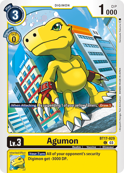 BT17-029, C, Agumon