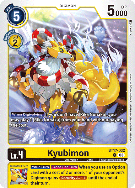 BT17-032, C, Kyubimon