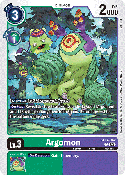 BT17-042, C, Argomon