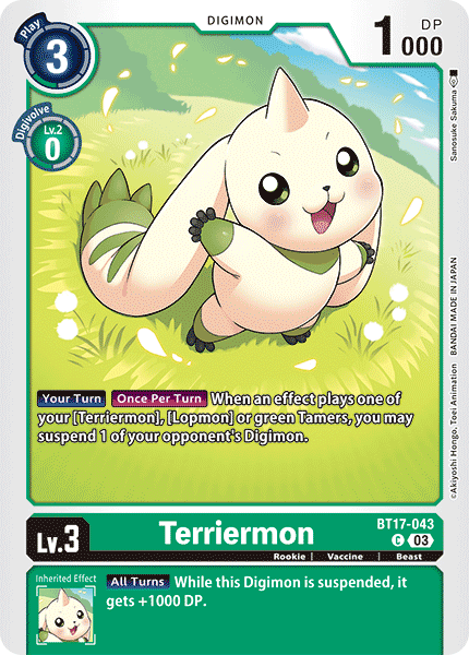 BT17-043, C, Terriermon