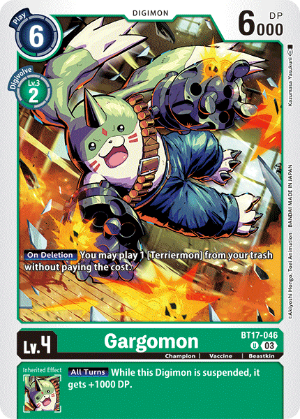 BT17-046, UC, Gargomon