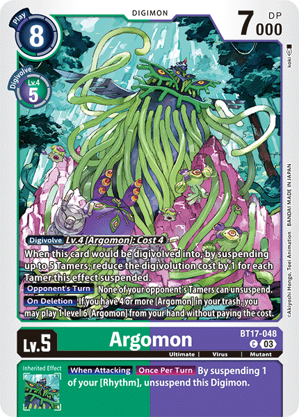 BT17-048, C, Argomon