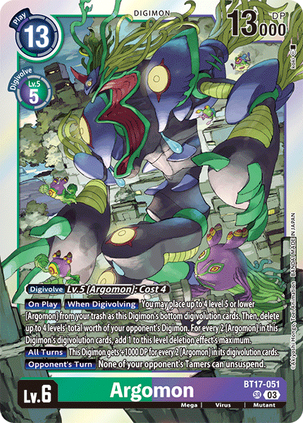 BT17-051, SR, Argomon