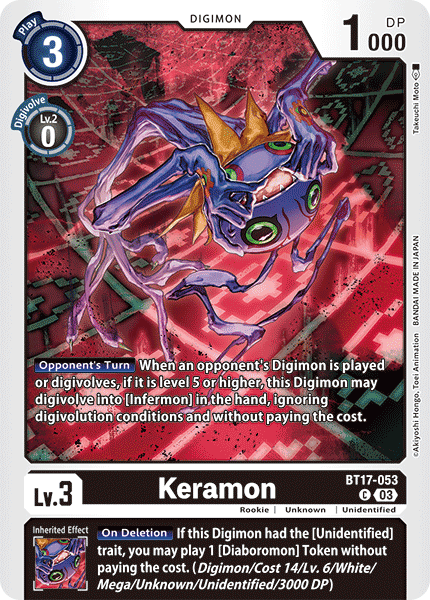 BT17-053, C, Keramon