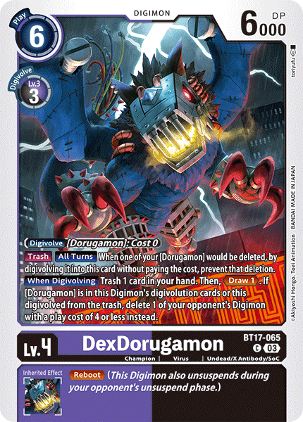 BT17-065, C, DexDorugamon