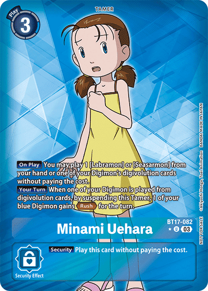 BT17-082, UC, Minami Uehara (BT17 Box Topper)