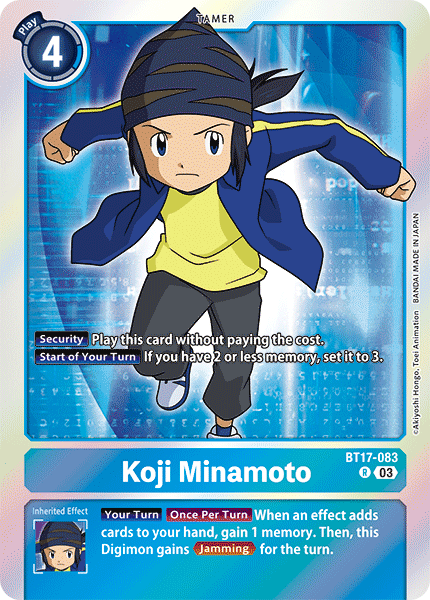 BT17-083, R, Koji Minamoto