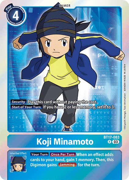 BT17-083, R, Koji Minamoto