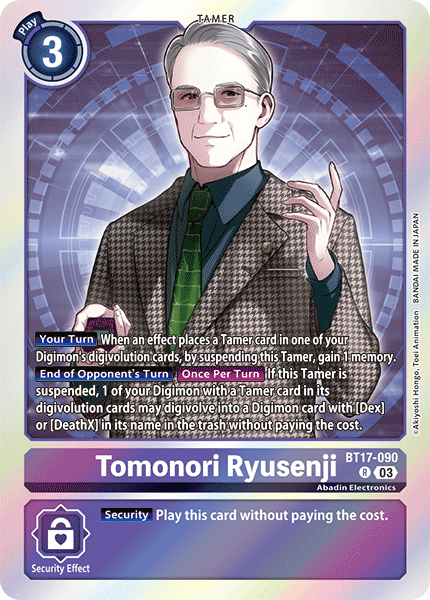 BT17-090, R, Tomonori Ryusenji