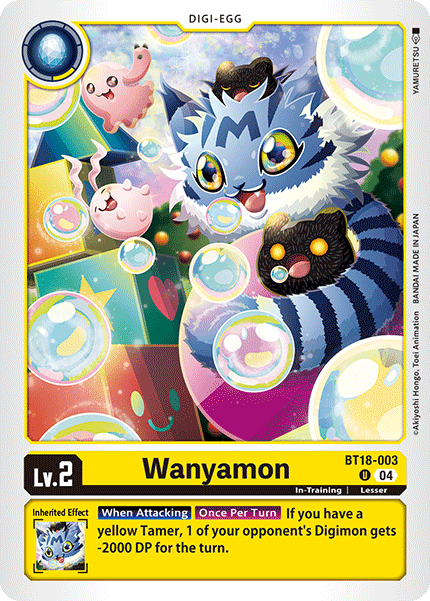 BT18-003, UC, Wanyamon