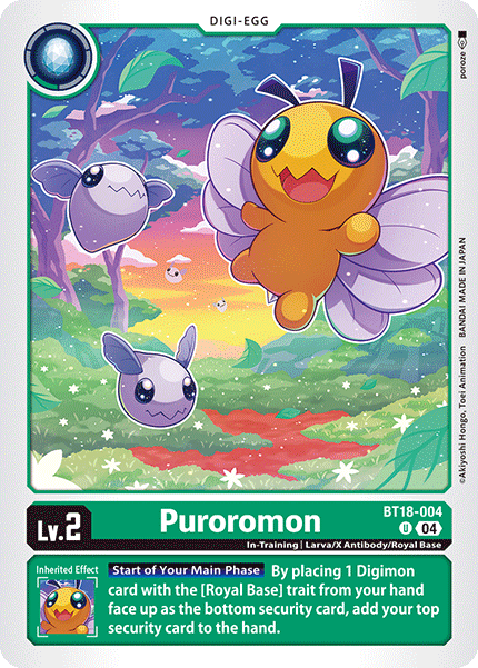 BT18-004, UC, Puroromon