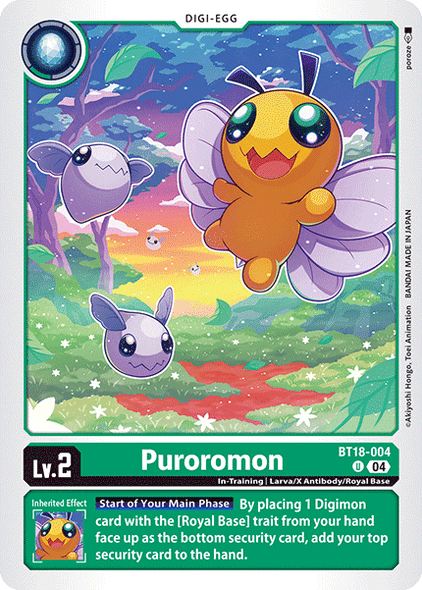 BT18-004, UC, Puroromon