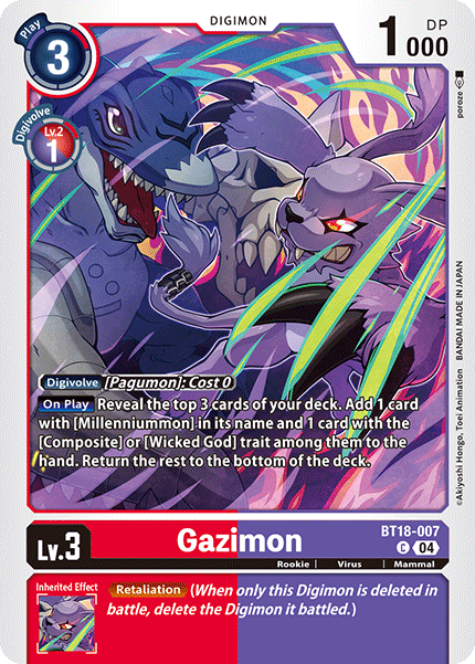 BT18-007, C, Gazimon