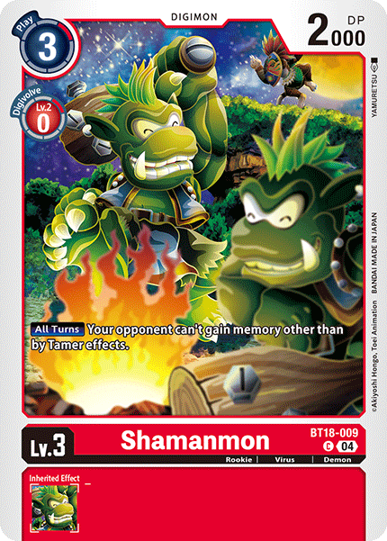 BT18-009, C, Shamanmon