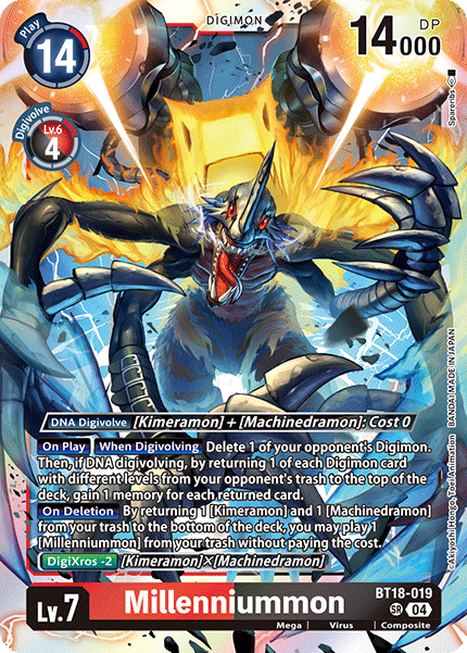 BT18-019, SR, Millenniummon