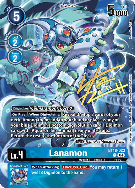 BT18-023, C, Lanamon (BT21 Version)