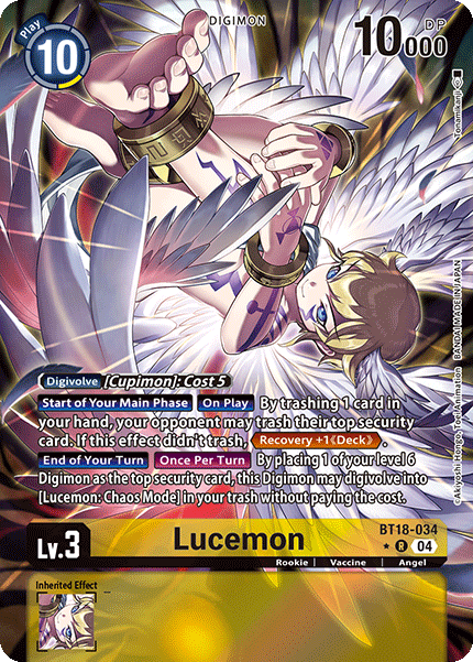 BT18-034, R, Lucemon (Alternate Art)