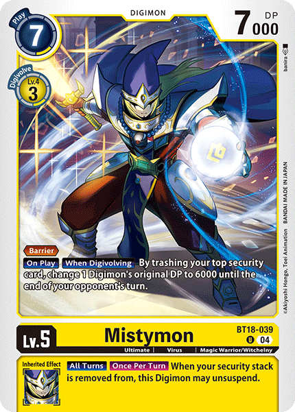 BT18-039, UC, Mistymon