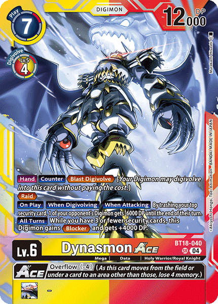 BT18-040, SR, Dynasmon ACE