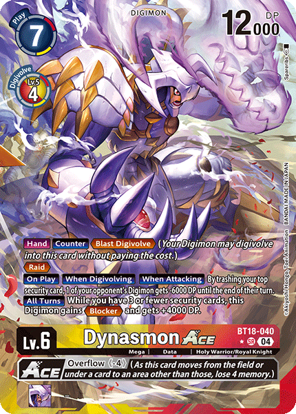 BT18-040, SR, Dynasmon ACE (Alternate Art)