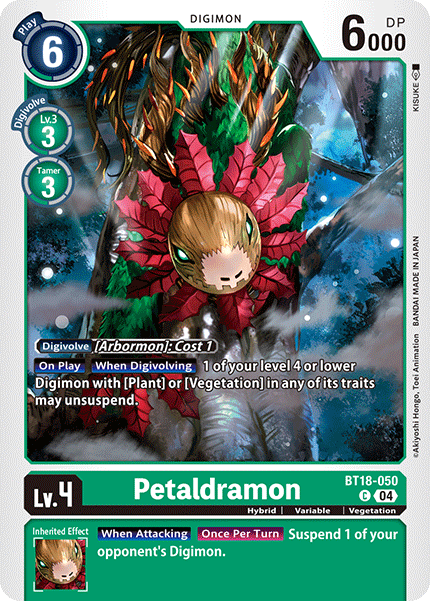 BT18-050, C, Petaldramon