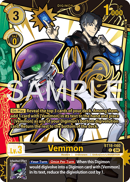 BT18-060, C, Vemmon (EX11 Alternate Art)