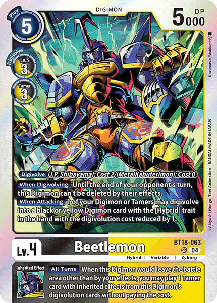 BT18-063, SR, Beetlemon